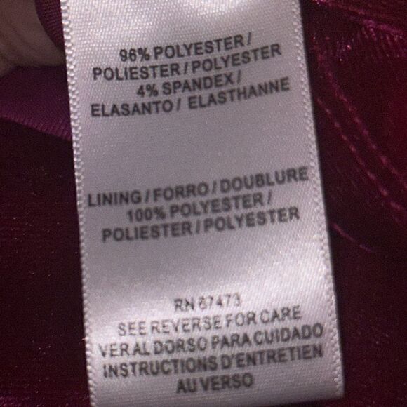 Taylor | NWT Stretch Velvet Maxi Dress Size 10 - Picture 8 of 8